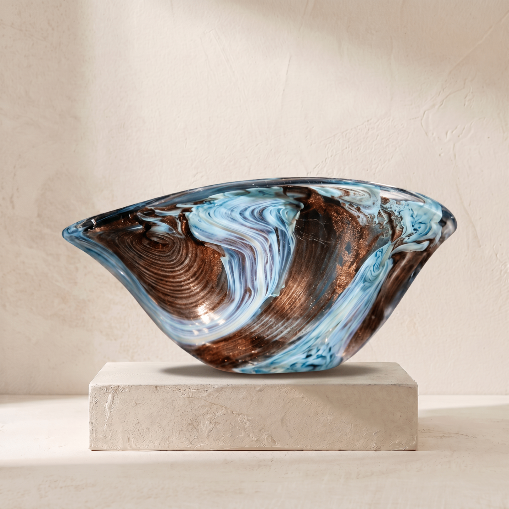 Coupe artistique en verre soufflé — REF#78001